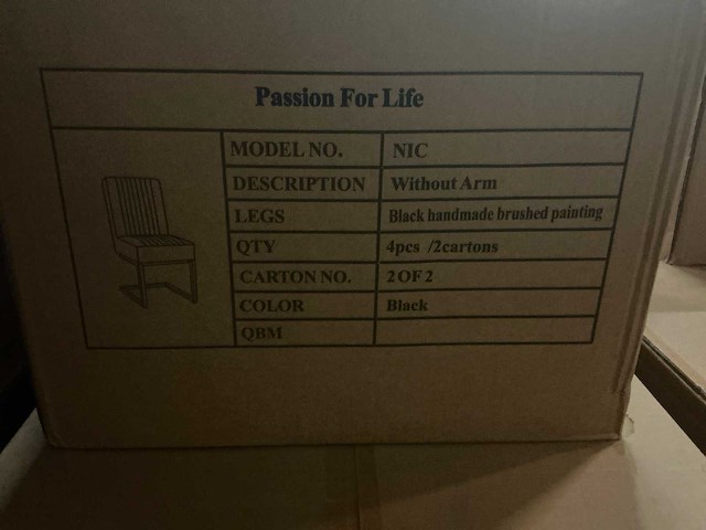 Passion for life nic eetkamerstoel (6x) - afbeelding 5 van  5