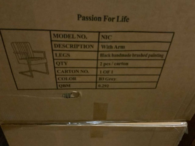 Passion for life nic eetkamerstoel (6x) - afbeelding 4 van  4