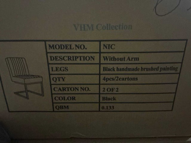 Passion for life nic eetkamerstoel (6x) - afbeelding 4 van  5