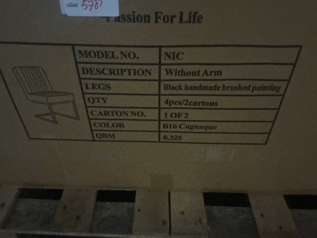 Passion for life nic eetkamerstoel (6x) - afbeelding 4 van  5