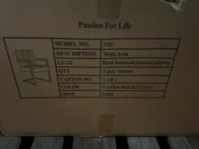 Passion for life nic eetkamerstoel (6x) - afbeelding 5 van  5