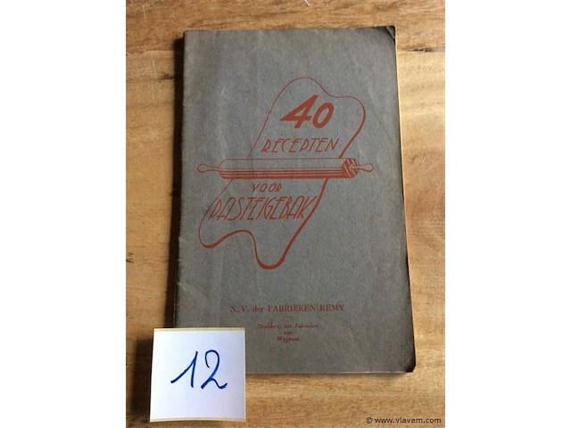 Pasteigebak receptenboekje reclame remi - afbeelding 1 van  4