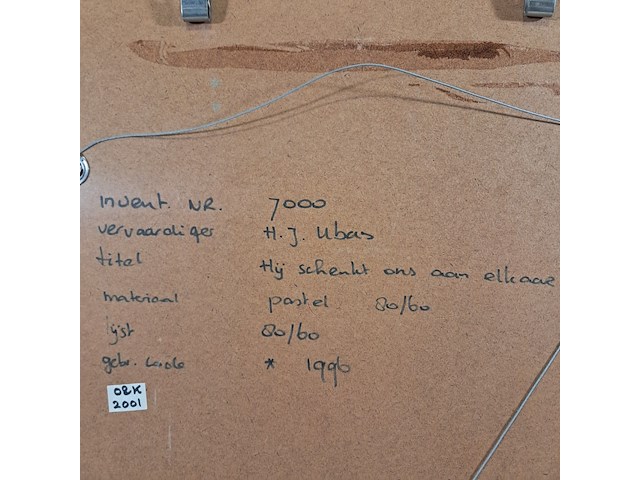 Pastel, henk ubas, hij schenkt ons aan elkaar - afbeelding 7 van  8