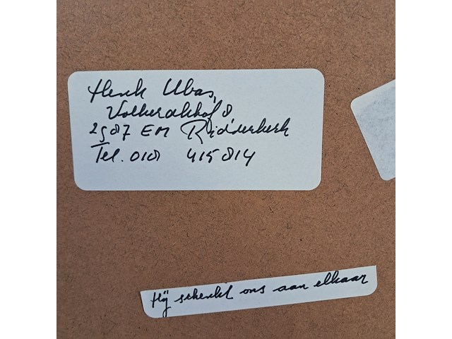 Pastel, henk ubas, hij schenkt ons aan elkaar - afbeelding 8 van  8