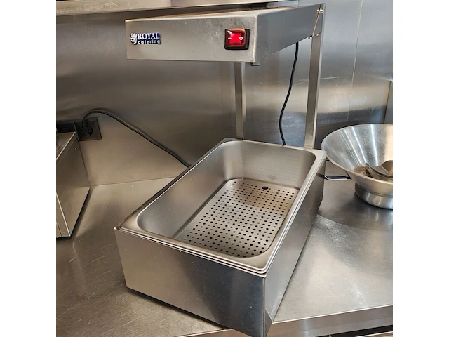 Patat opschepbak met verwarming, royal catering - afbeelding 1 van  3