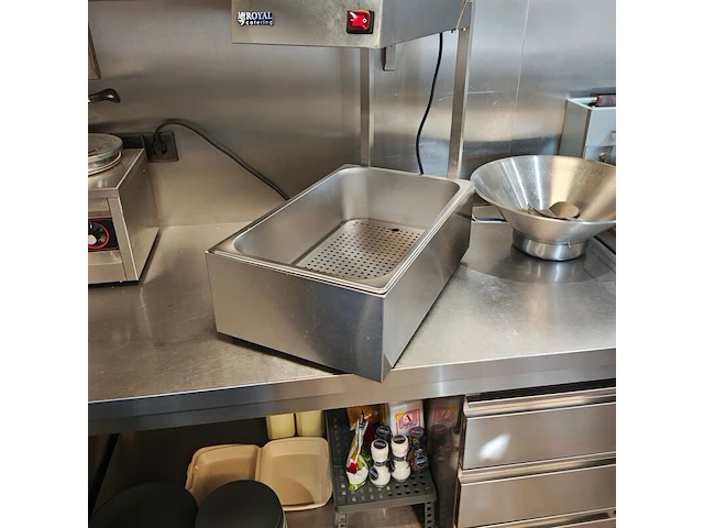 Patat opschepbak met verwarming, royal catering - afbeelding 2 van  3