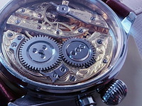 Patek philippe horologisch kunstwerk - polshorloge met antiek uurwerk serienummer 127697 - afbeelding 2 van  12