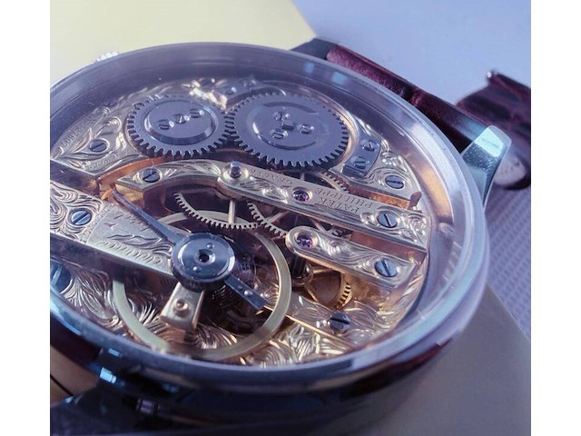 Patek philippe horologisch kunstwerk - polshorloge met antiek uurwerk serienummer 127697 - afbeelding 3 van  12