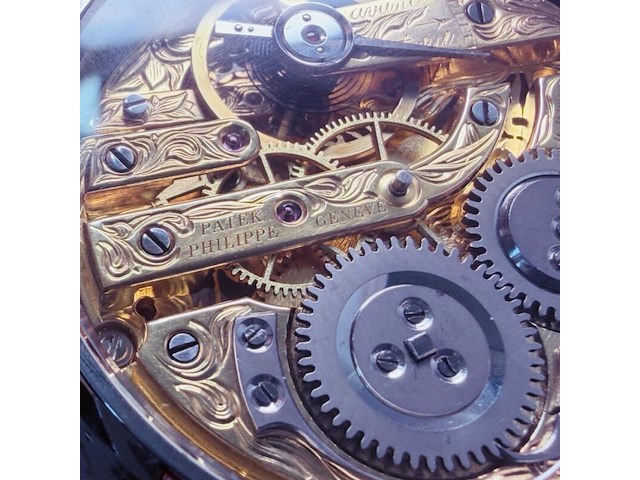 Patek philippe horologisch kunstwerk - polshorloge met antiek uurwerk serienummer 127697 - afbeelding 4 van  12