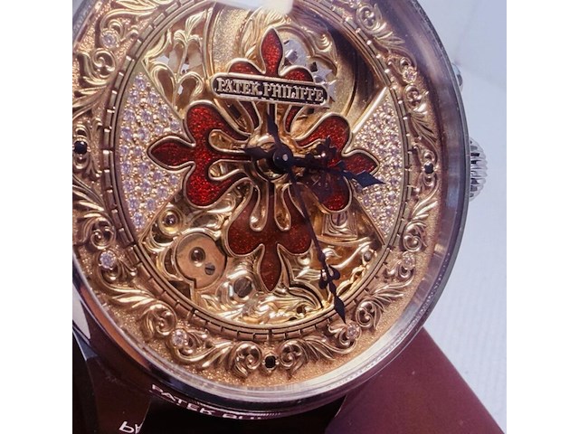 Patek philippe horologisch kunstwerk - polshorloge met antiek uurwerk serienummer 127697 - afbeelding 9 van  12