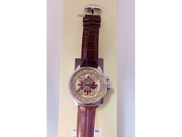 Patek philippe horologisch kunstwerk - polshorloge met antiek uurwerk serienummer 127697 - afbeelding 11 van  12