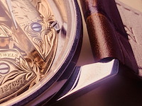 Patek philippe horologisch kunstwerk - polshorloge met antiek uurwerk serienummer 127697 - afbeelding 12 van  12