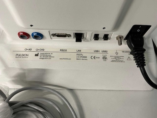 Patiëntmonitor - pulsion - picco2 - afbeelding 6 van  6