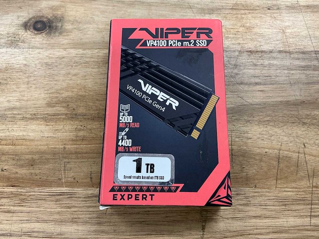 Patriot viper vp4100 pcie m.2 ssd 1tb - afbeelding 1 van  2