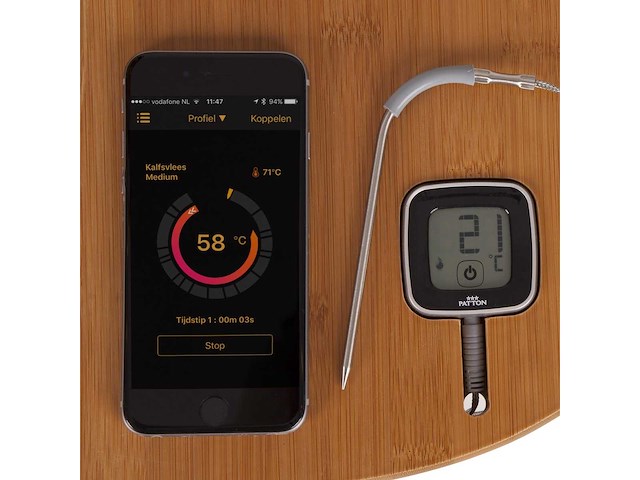 Patton - 18 inch black incl bluetooth control (55cce305) - barbecue - afbeelding 7 van  10