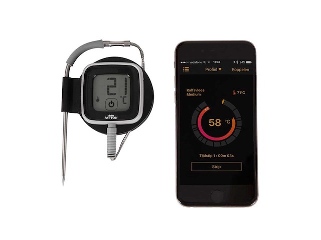 Patton - 18 inch black incl bluetooth control (55cce305) - barbecue - afbeelding 7 van  10