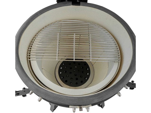 Patton - premium kamado 21 inch matzwart ( 55cce321) - afbeelding 3 van  11