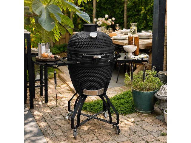 Patton - premium kamado 21 inch matzwart ( 55cce321) - afbeelding 11 van  11