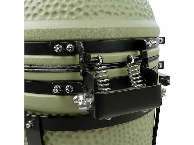 Patton - premium kamado 21 inch olijfgroen ( 55cce322) - houtskool bbq - afbeelding 3 van  5