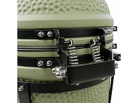 Patton - premium kamado 21 inch olijfgroen ( 55cce322) - houtskool bbq - afbeelding 3 van  5
