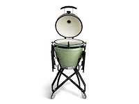 Patton - premium kamado 21 inch olijfgroen ( 55cce322) - houtskool bbq - afbeelding 4 van  5