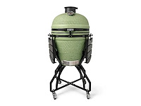 Patton - premium kamado 21 inch olijfgroen ( 55cce322) - houtskool bbq - afbeelding 5 van  5