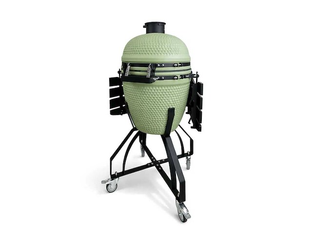 Patton - premium kamado 21 inch olijfgroen ( 55cce322) - houtskool bbq - afbeelding 4 van  5