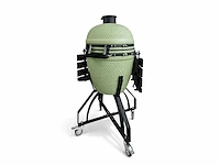 Patton - premium kamado 21 inch olijfgroen ( 55cce322) - houtskool bbq - afbeelding 6 van  12
