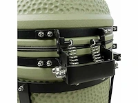 Patton - premium kamado 21 inch olijfgroen ( 55cce322) - houtskool bbq - afbeelding 7 van  12