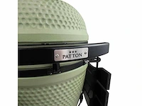 Patton - premium kamado 21 inch olijfgroen ( 55cce322) - houtskool bbq - afbeelding 9 van  12