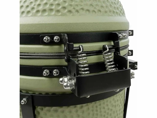 Patton - premium kamado 21 inch olijfgroen ( 55cce322) - houtskool bbq - afbeelding 7 van  12