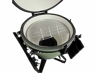 Patton - premium kamado 21 inch olijfgroen ( 55cce322) - houtskool bbq - afbeelding 8 van  12