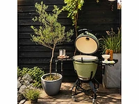 Patton - premium kamado 21 inch olijfgroen ( 55cce322) - houtskool bbq - afbeelding 12 van  12