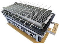 Patton japanese shichirin grill rechthoek large (55cce500) - afbeelding 2 van  6