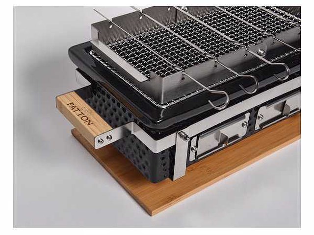 Patton japanese shichirin grill rechthoek large (55cce500) - afbeelding 4 van  9