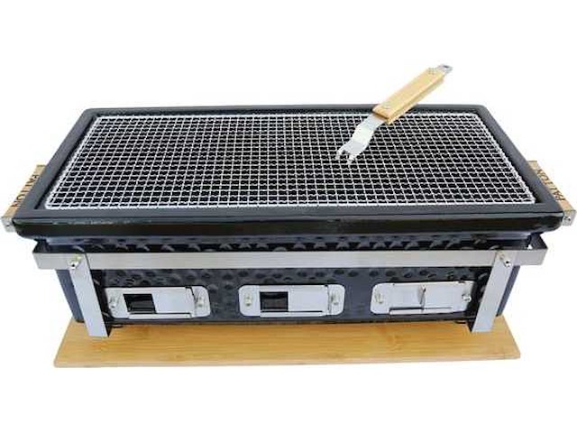Patton japanese shichirin grill rechthoek large (55cce510) - afbeelding 3 van  9