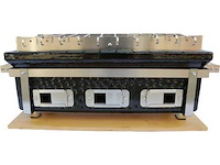 Patton japanese shichirin grill rechthoek large (55cce510) - afbeelding 3 van  5