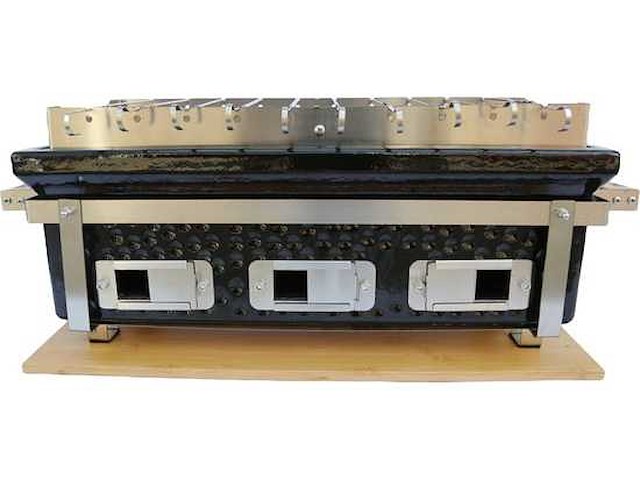 Patton japanese shichirin grill rechthoek large (55cce510) - afbeelding 7 van  16