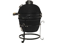 Patton kamado houtskool bbq 13inch mat zwart (55cce184) - afbeelding 3 van  5