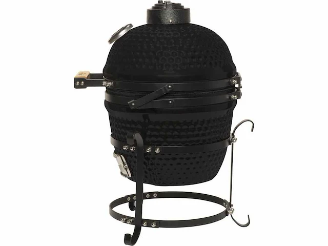 Patton kamado houtskool bbq 13inch mat zwart (55cce184) - afbeelding 2 van  5