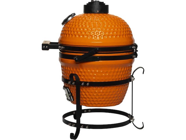 Patton kamado houtskool bbq 13inch oranje (55cce180) - afbeelding 3 van  3