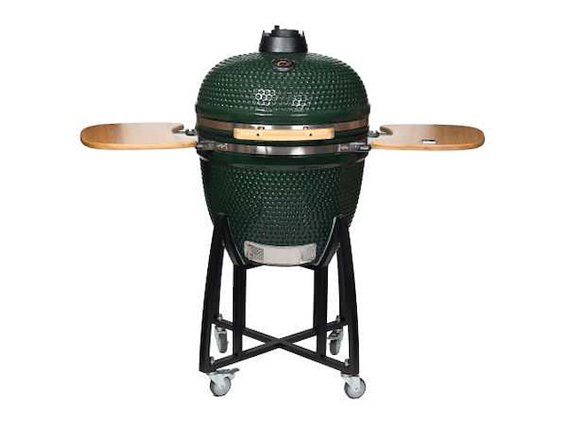 Patton kamado houtskool bbq 21 inch groen (55cce302) - afbeelding 1 van  4