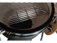Patton kamado houtskool bbq 21 inch groen (55cce302) - afbeelding 3 van  4