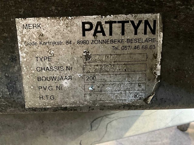 Pattyn aanhangwagen - afbeelding 7 van  7