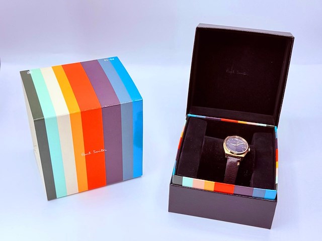 Paul smith 'closed eyes' horloge - inclusief doos - afbeelding 4 van  10