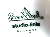 Paul wunderlich voor rosenthal. theeservies uit de mythos-serie. jaren 80/90. - afbeelding 5 van  5