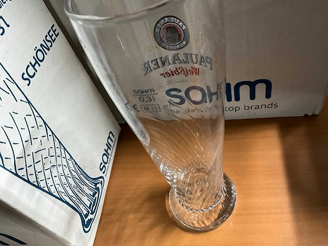 Paulaner weissbier speciaal bierglazen (78x) - afbeelding 5 van  5