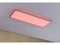 Paulmann led-paneel atria shine backlight hoekig 20w 2000lm rgbw chroom - afbeelding 4 van  4