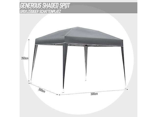 Paviljoen 3x3 m jago, pvln01-at - afbeelding 2 van  4