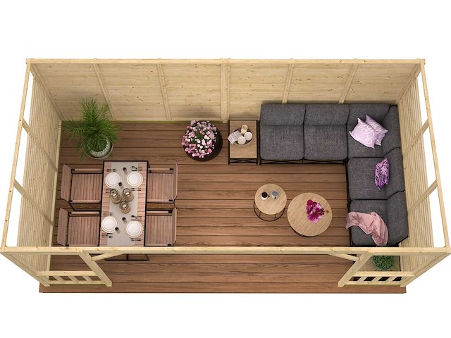 Paviljoen kristina 560x284x264 cm - afbeelding 1 van  7